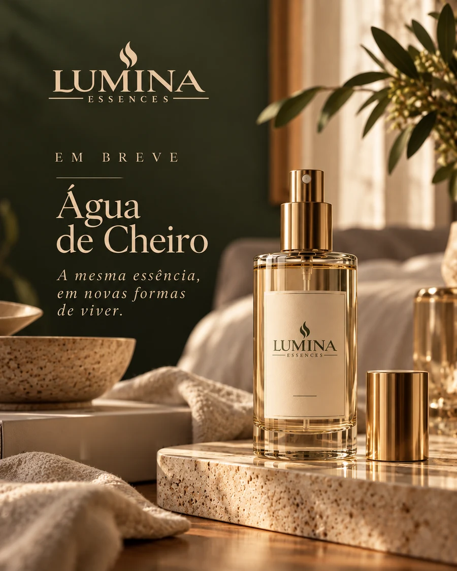 Em breve: Água de cheiro Lumina Essences
