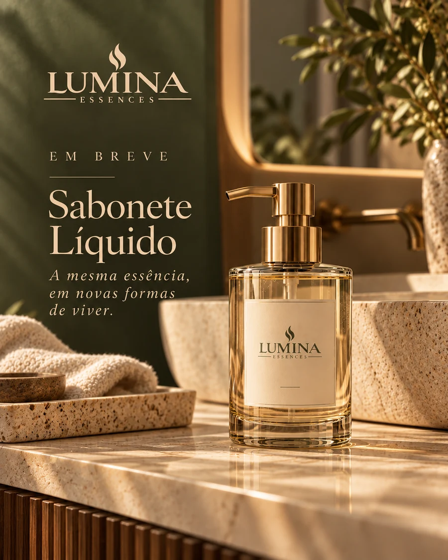 Em breve: Sabonete líquido Lumina Essences